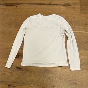 Lululemon Ultralight Hip-Length Long-Sleeve Shirt white